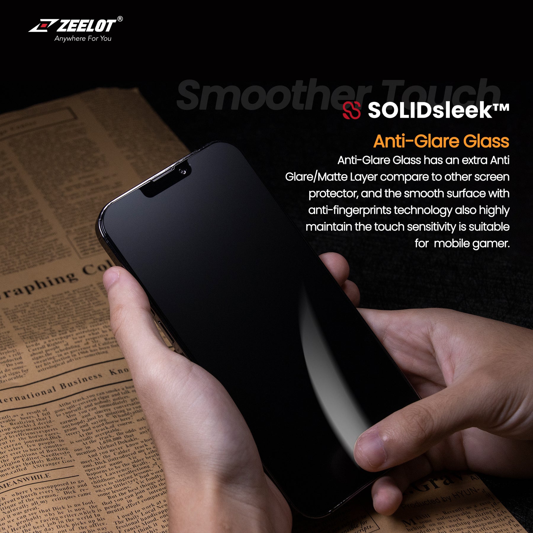 SolidSleek Anti Glare